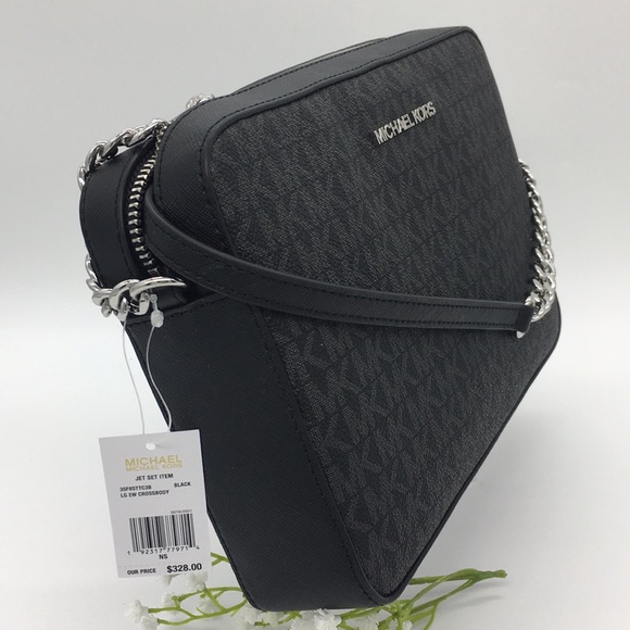 MICHAEL KORS JET SET ITEM LG EW CROSSBODY LEATHER - Picture 3 of 8